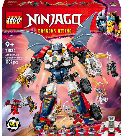 LEGO® Ninjago - Zanes Ultra-Kombi-Mech 71834 - 4-I-1 - 1187 Teil