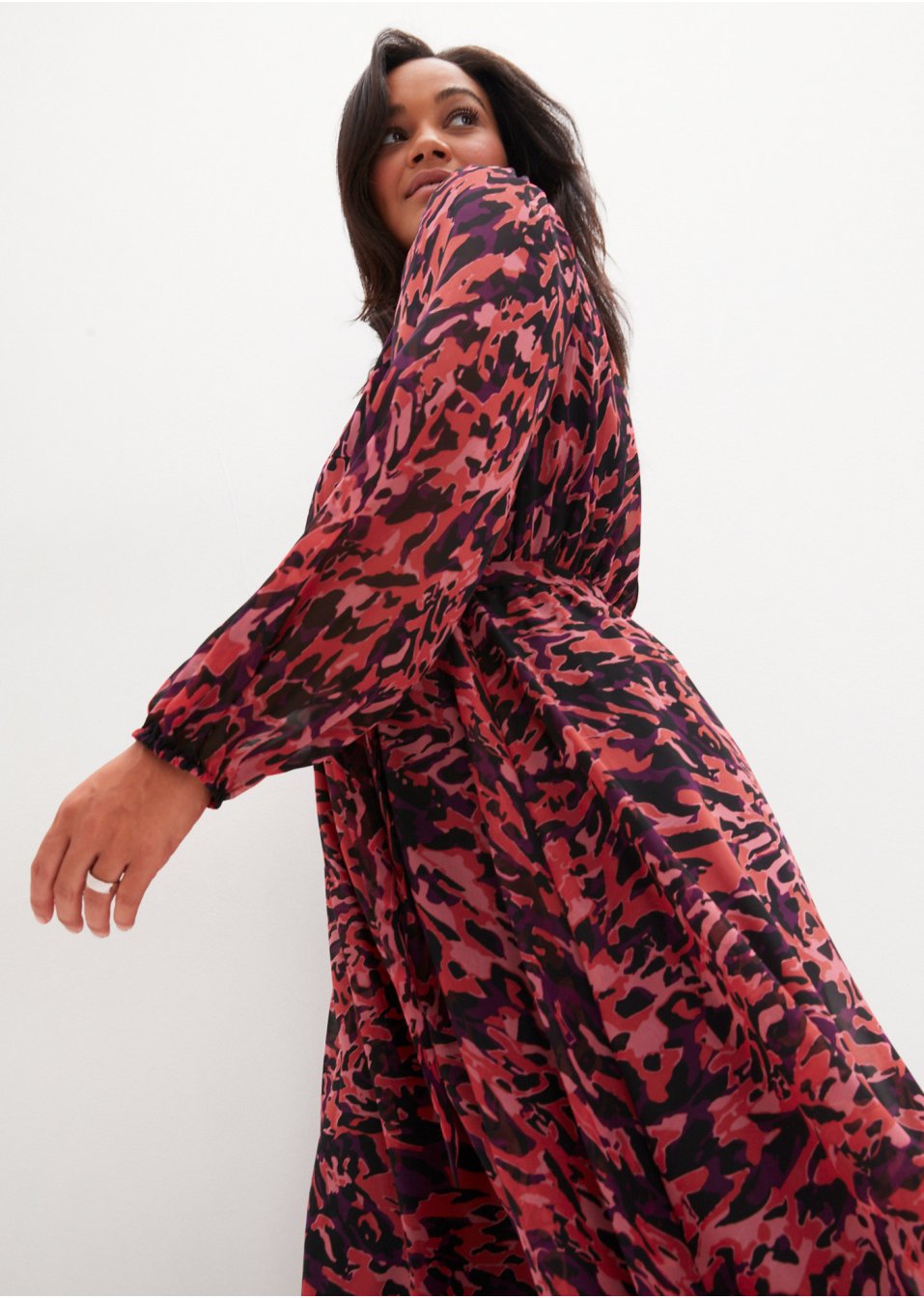 Robe en chiffon