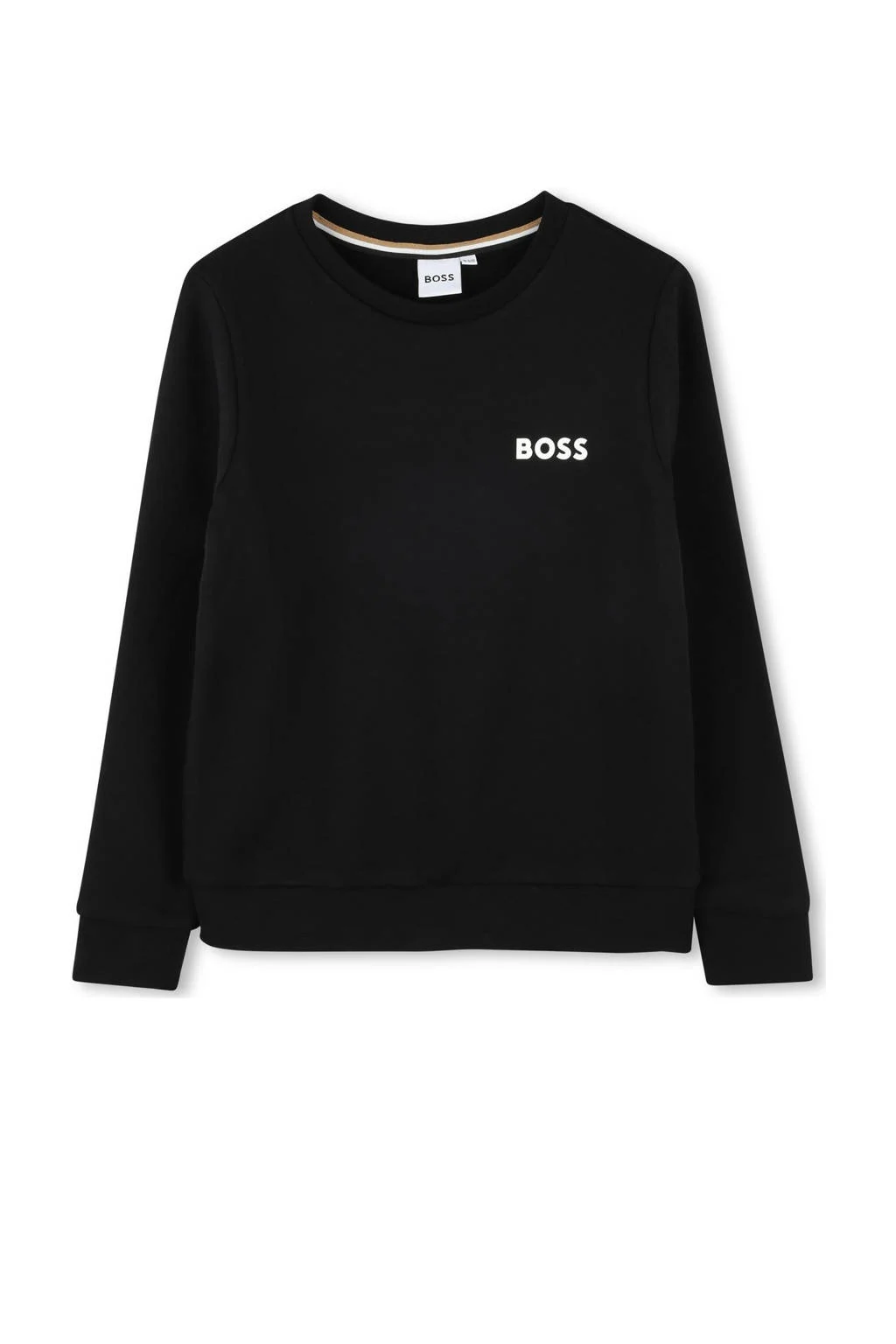 BOSS sweater met logo zwart