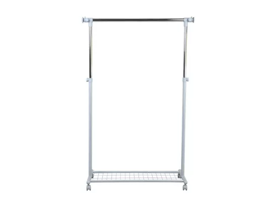 Portant simple Gris clair - PONG - L 95/150 x l 44 x H 105/180 cm