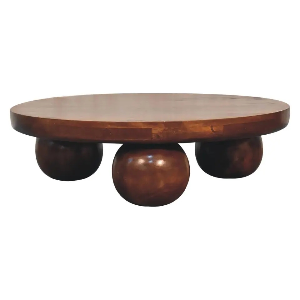 Massief Houten Eiken Salontafel