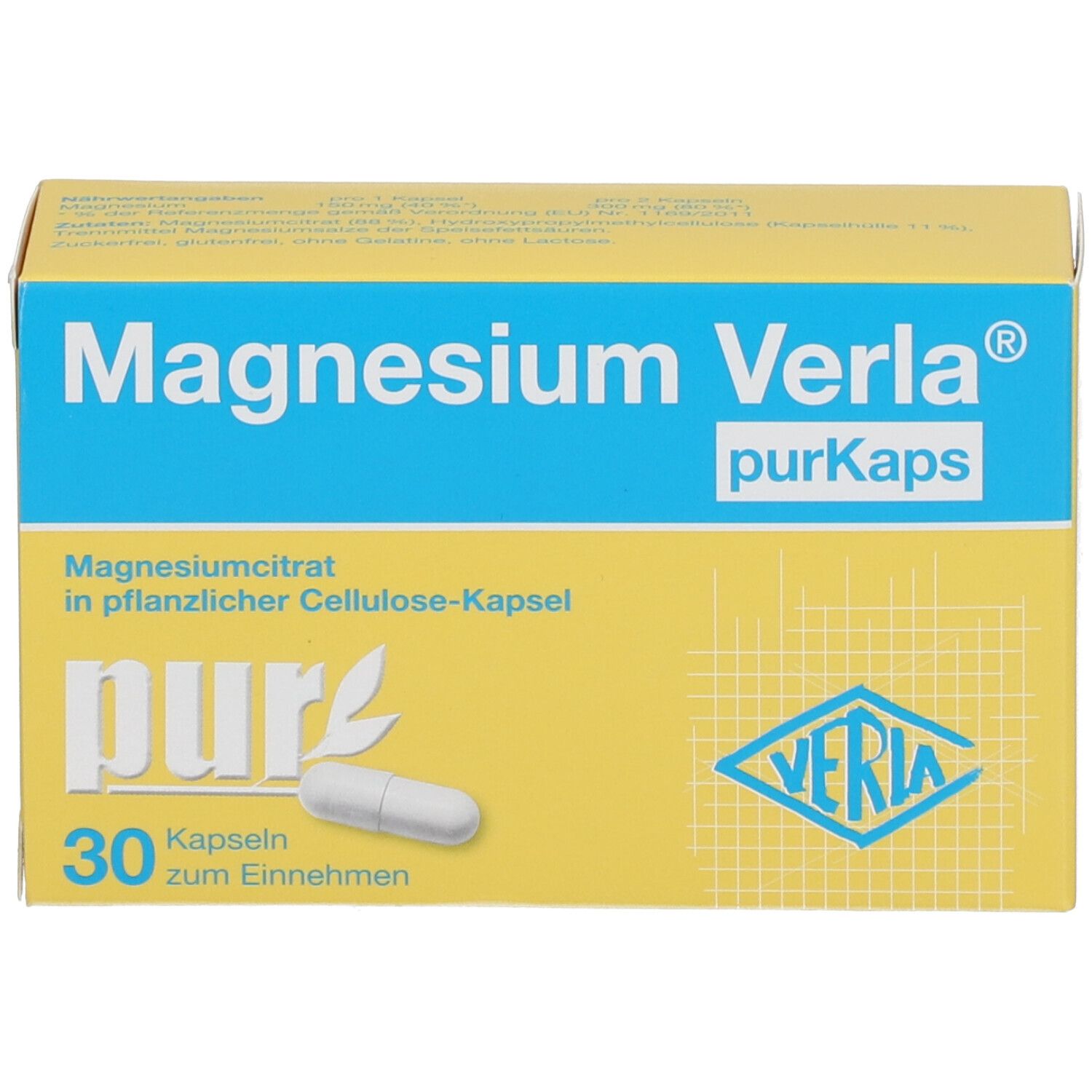 Magnesium Verla® purKaps Kapseln