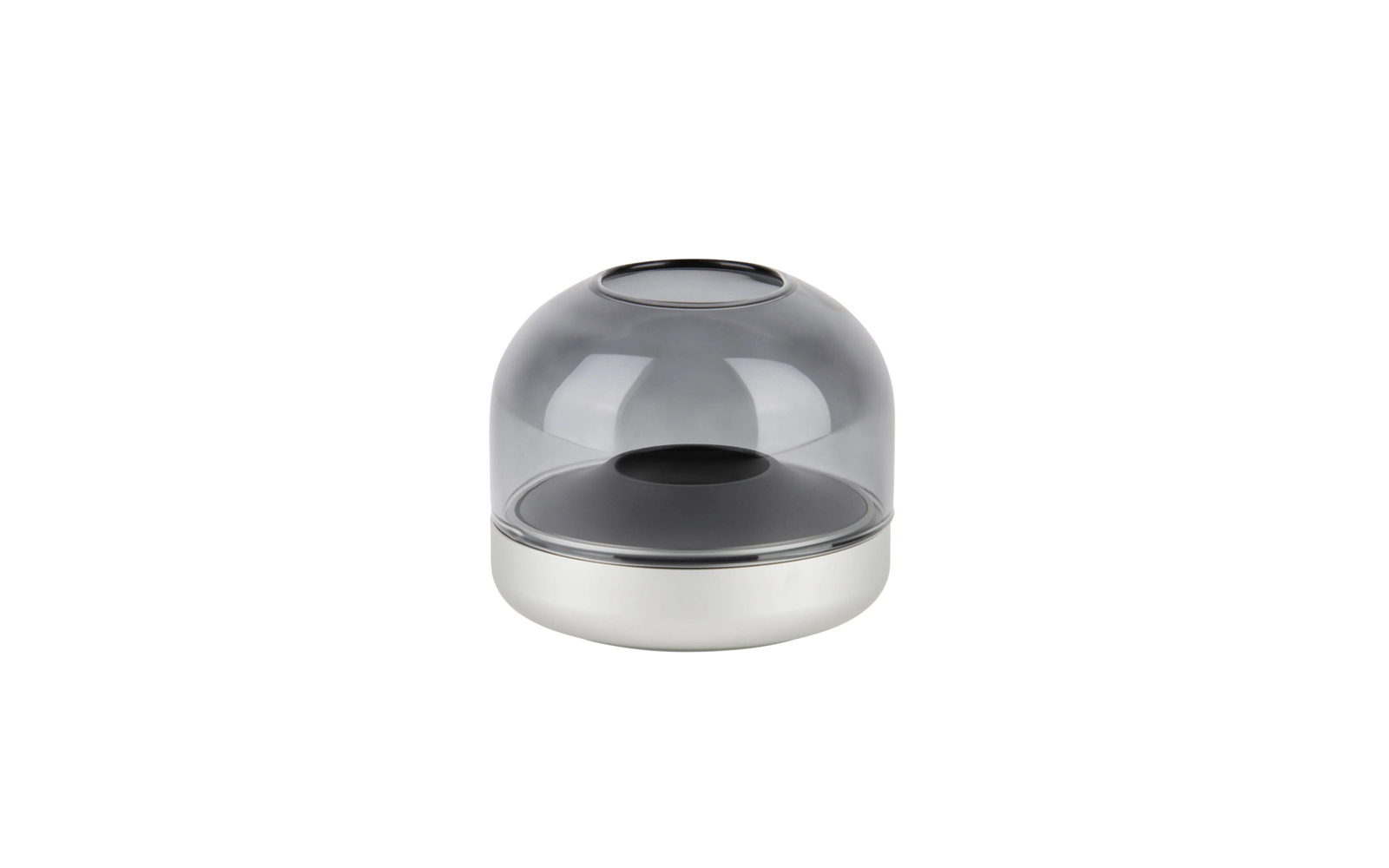 Kooduu Glow 08 wiederaufladbare Shine LED-Kerze frosted silver