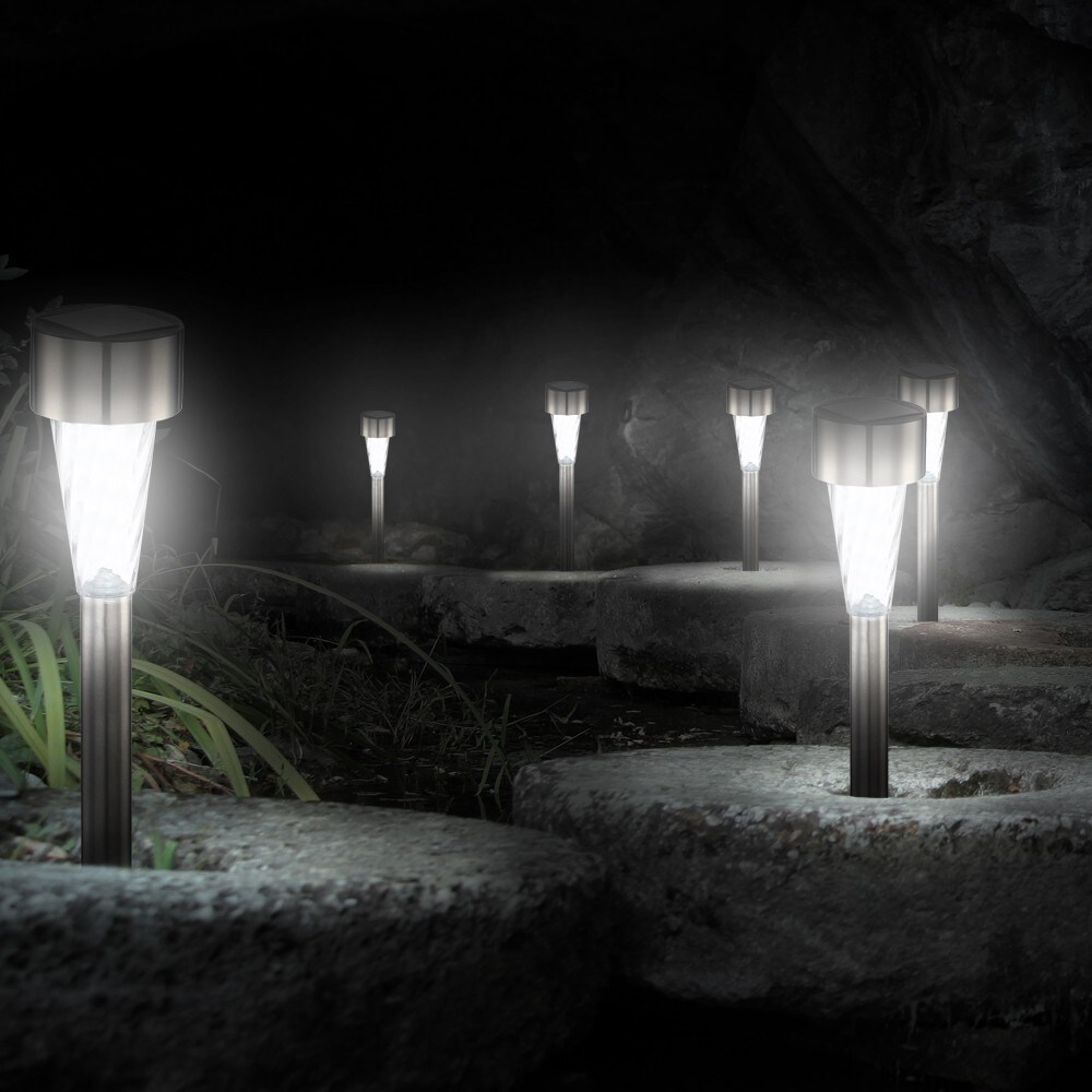 6er Set LED Solarleuchten für den Außenbereich