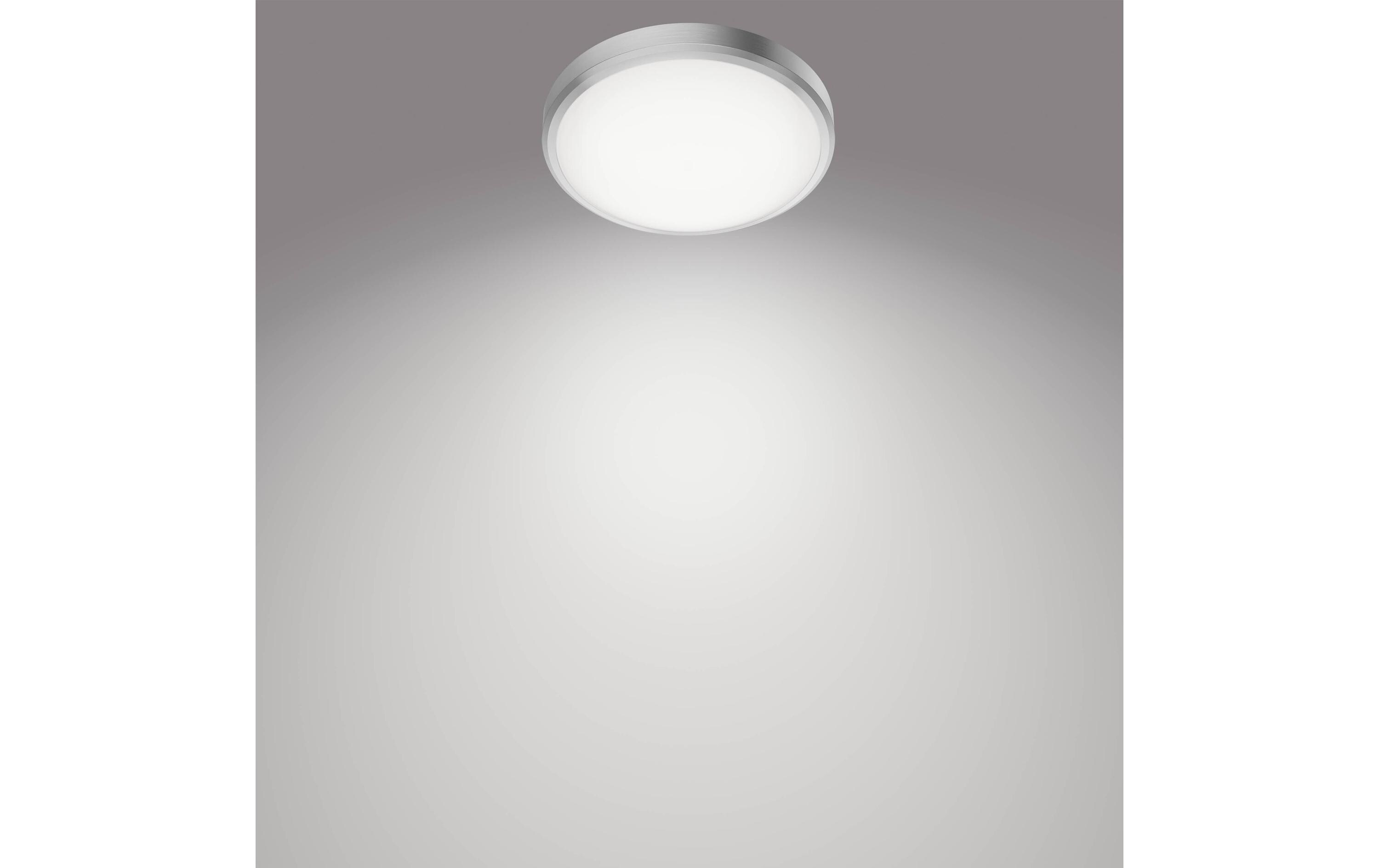Deckenleuchte Doris, 17W, 4000K, IP44, nickelDeckenlampe mit LED-Beleuchtung