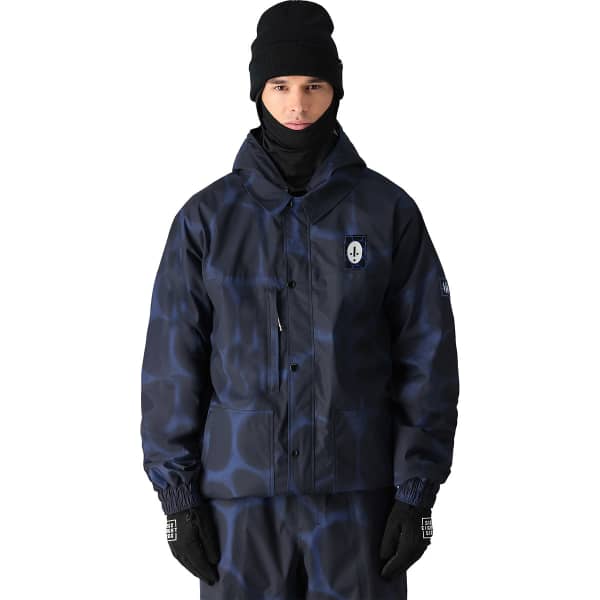 Veste snowboard 686 MENS DOJO JACKET BLUE AIRBRUSH