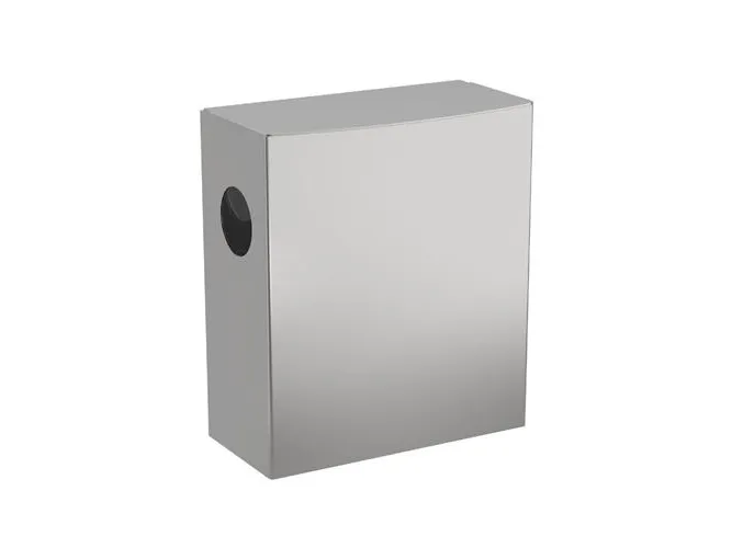 Hygiejneboks m/posedispenser 4l pol stål