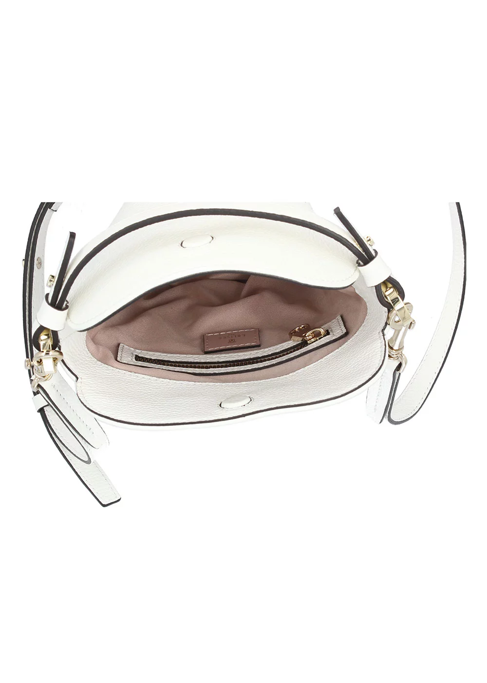 PETIT SEAU MARGOT CUIR BLANC