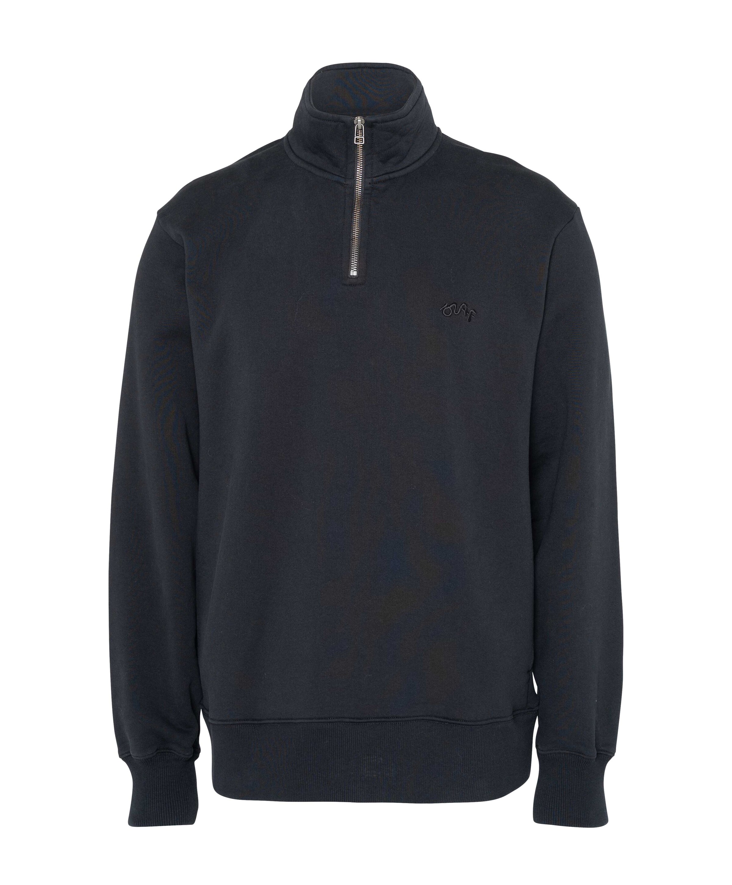 Olaf Sweater met rits zwart