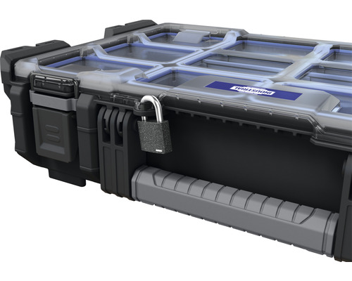 Organizer Industrieel 22 560 x 128 x 345 mm zwart