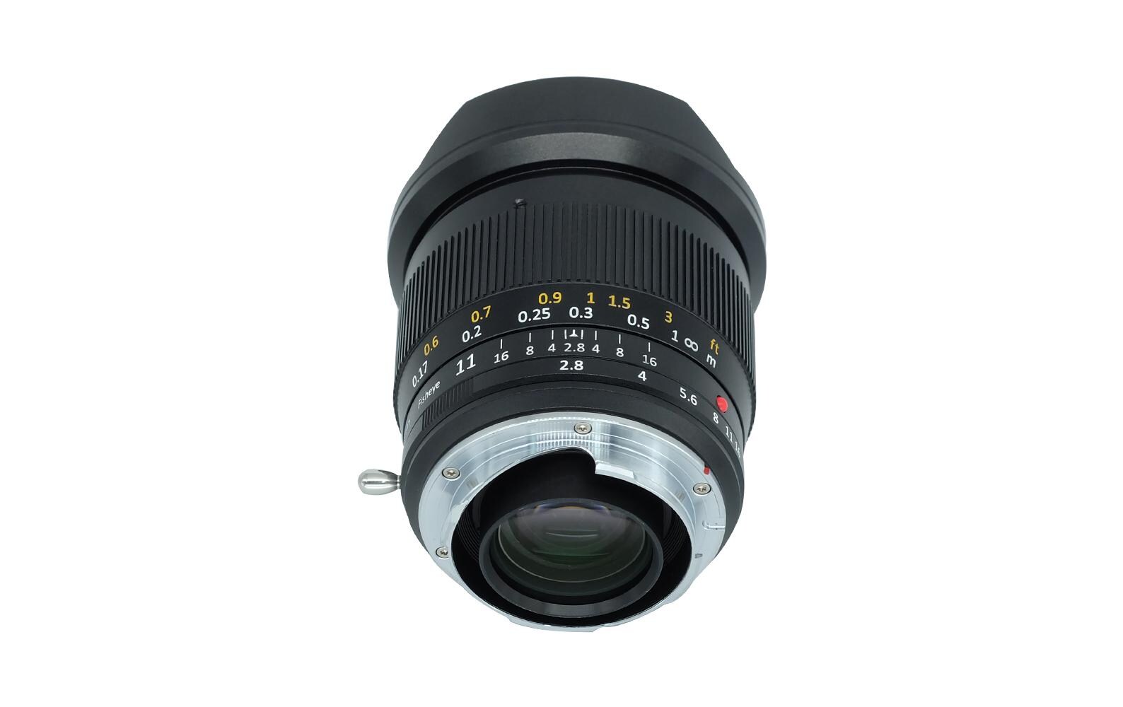 Festbrennweite 11mm F/2.8 – Nikon F<br>Fischaugenobjektiv mit grandiosem Weitwinkel-Sichtfeld