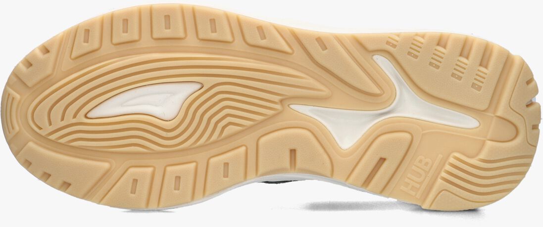 HUB witte hub lage sneakers grid-m