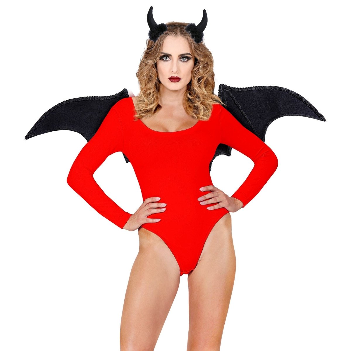 Halloween Accessoireset Zwart Duivel