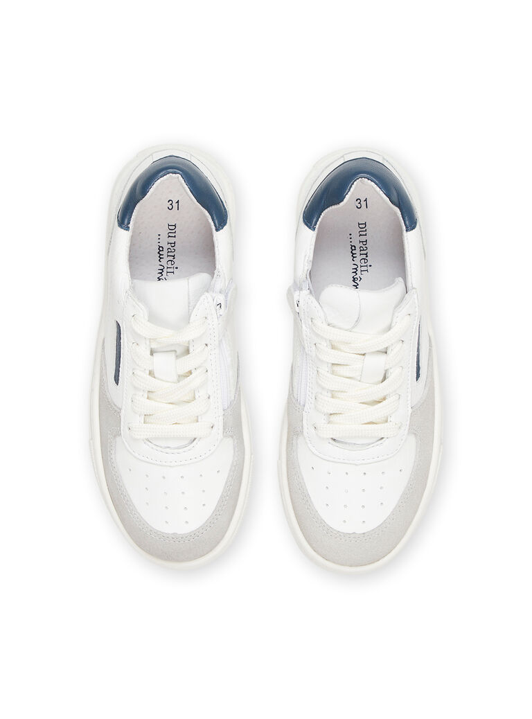 Baskets en cuir