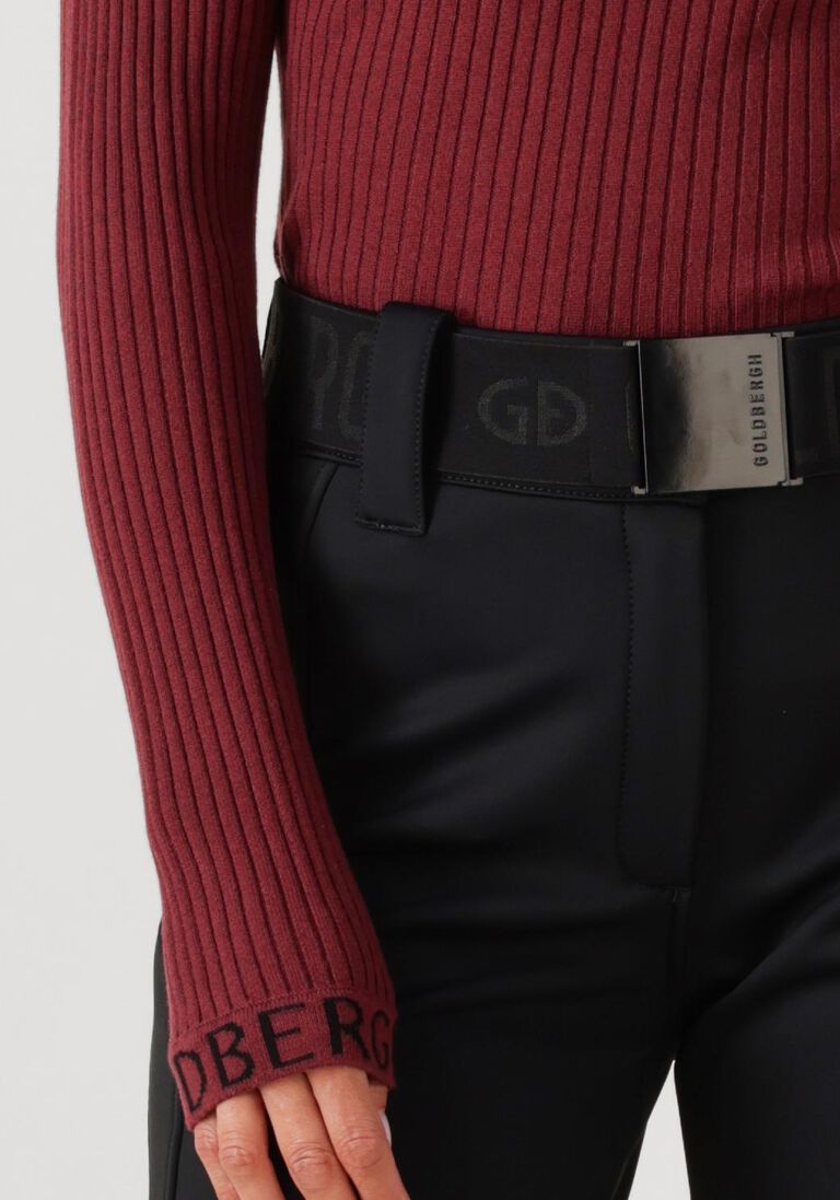 zwarte goldbergh wijde broek pippa ski pants