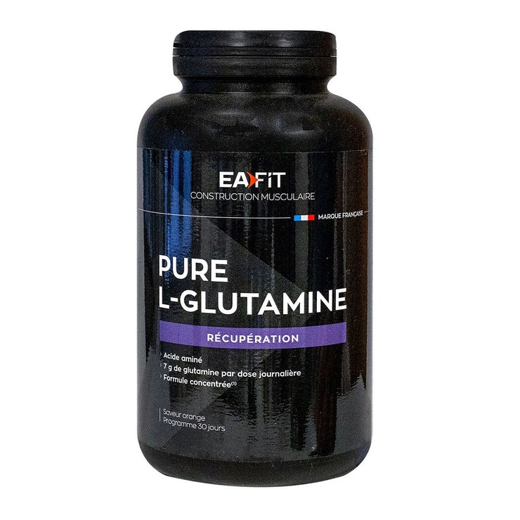 Pure L-glutamine saveur orange 243g