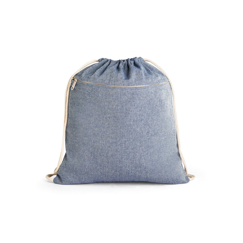 hi!dea 92928 - Sac à cordelettes en coton recyclé (70%), polyester (30% rPET) (140 g/m²)