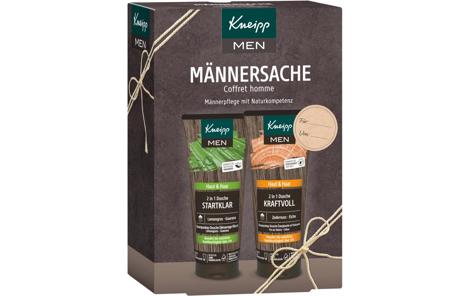 Geschenkset Männersache 2 x 200 mlVegane Männerpflege mit Naturkompetenz