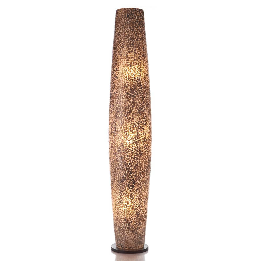 Vloerlamp Cone gold capiz 100 cm