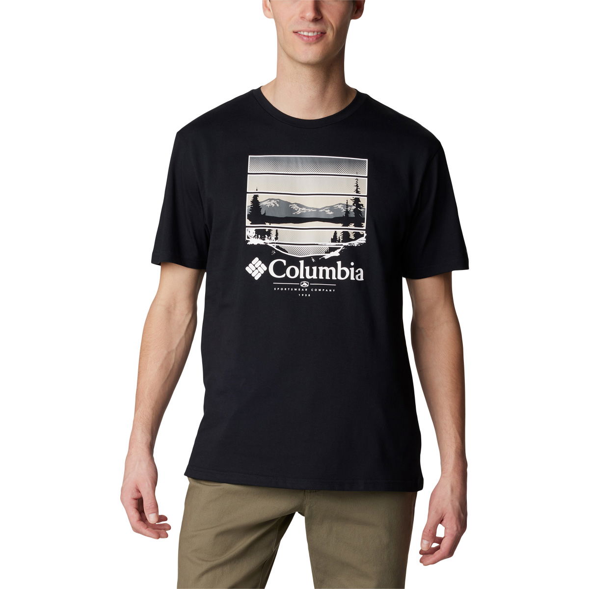 Columbia Path Lake Graphic T-shirt Herre