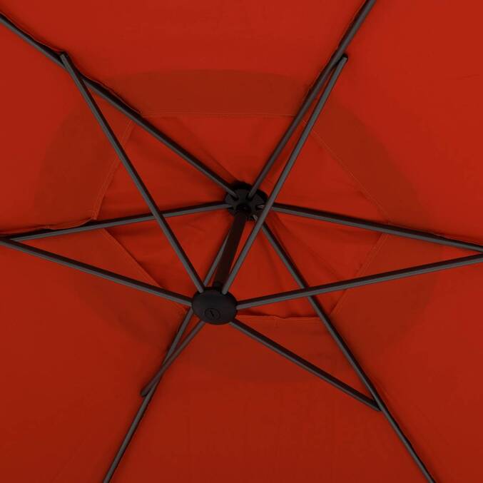 Parasol déporté rond MANOA Ambre