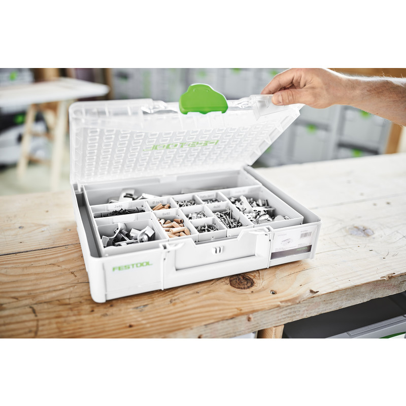 Festool Systainer³ SYS3 organiser M 89 22xESB 22 inzetbakjes