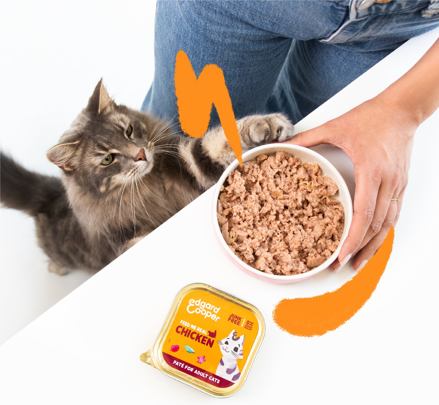 Edgard & Cooper kattenvoer paté kip adult 85 g