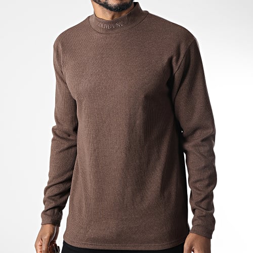 Tee Shirt Manches Longues M22980VTS Marron