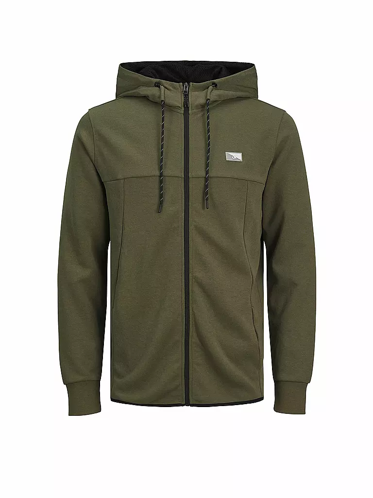 JACK & JONES Sweatjacke JCOAIR olive