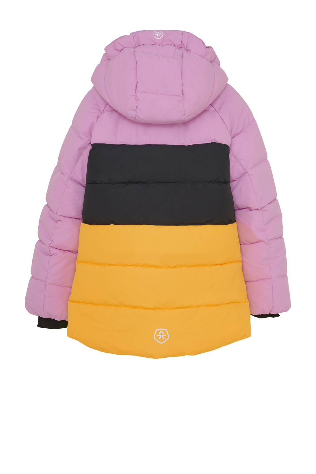 Color Kids ski-jack lila/zwart/geel