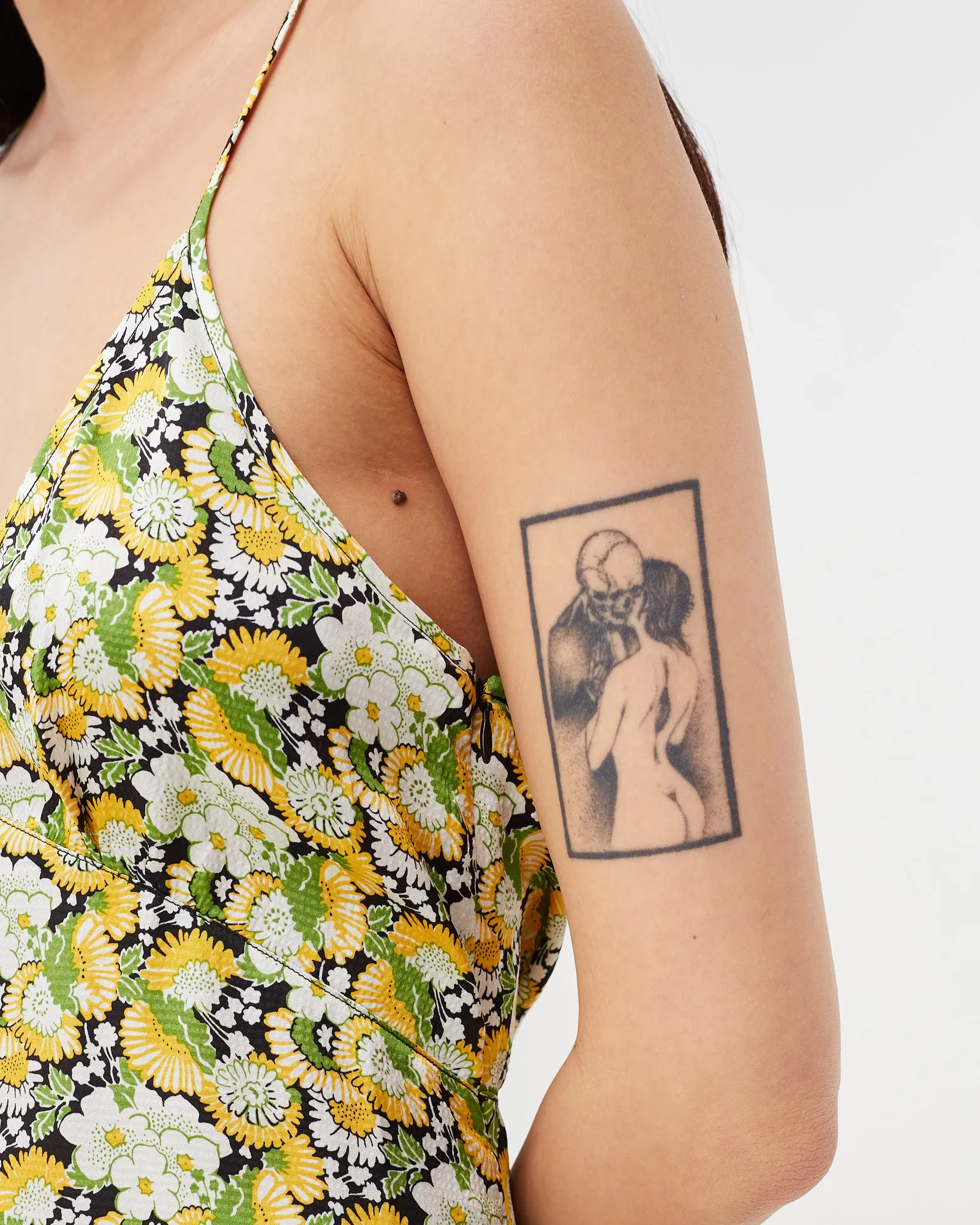 American Vintage ROBE FINES BRETELLES IMPRIMEE