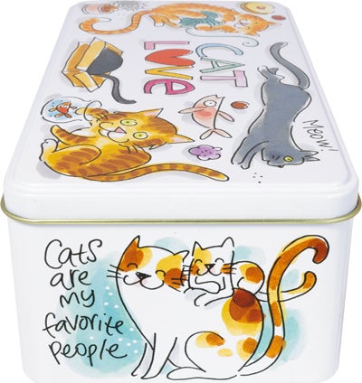 Blond Amsterdam bewaarblik dier Cat multi klein