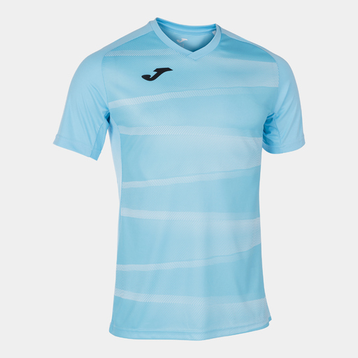 Camiseta Joma Grafity II Azul Claro de Manga Curta
