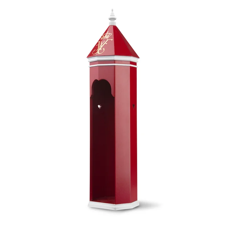 Kay Bojesen - Schilderhaus Frederik , H 36 cm, rot / weiss