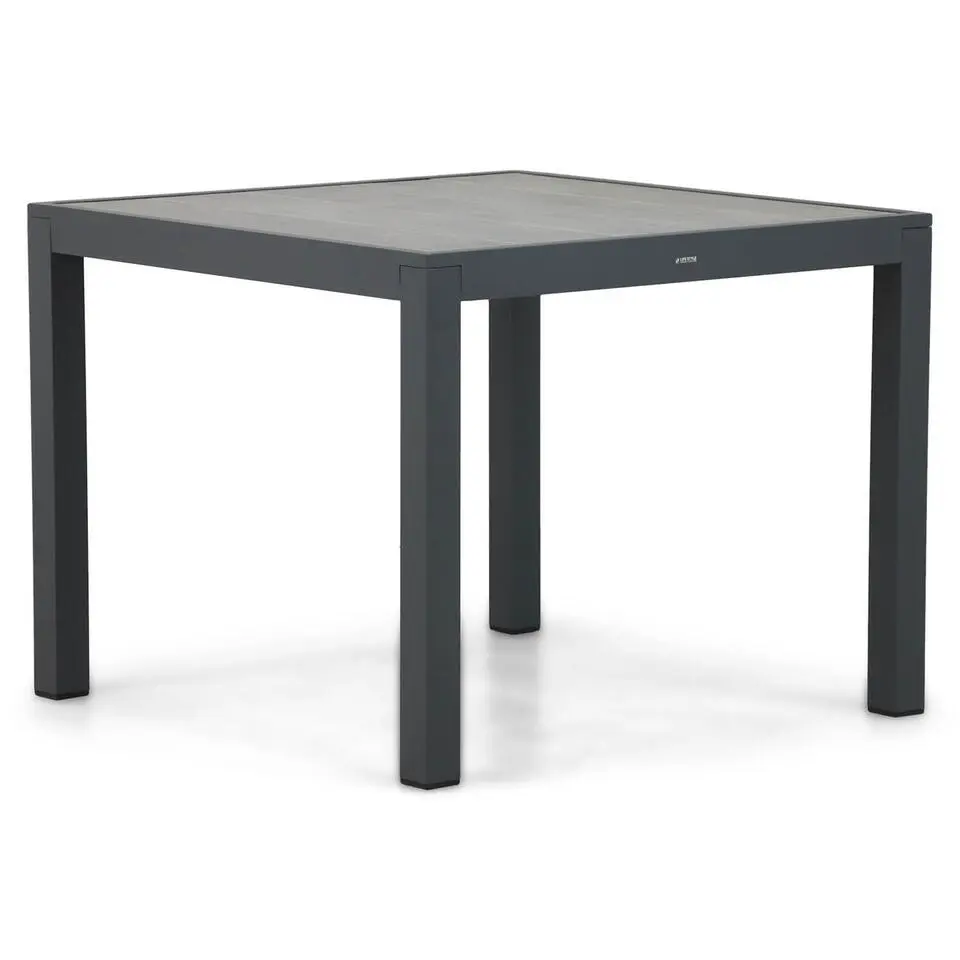 Dining Tuintafel vierkant 95 x 95 cm Grijs Residence