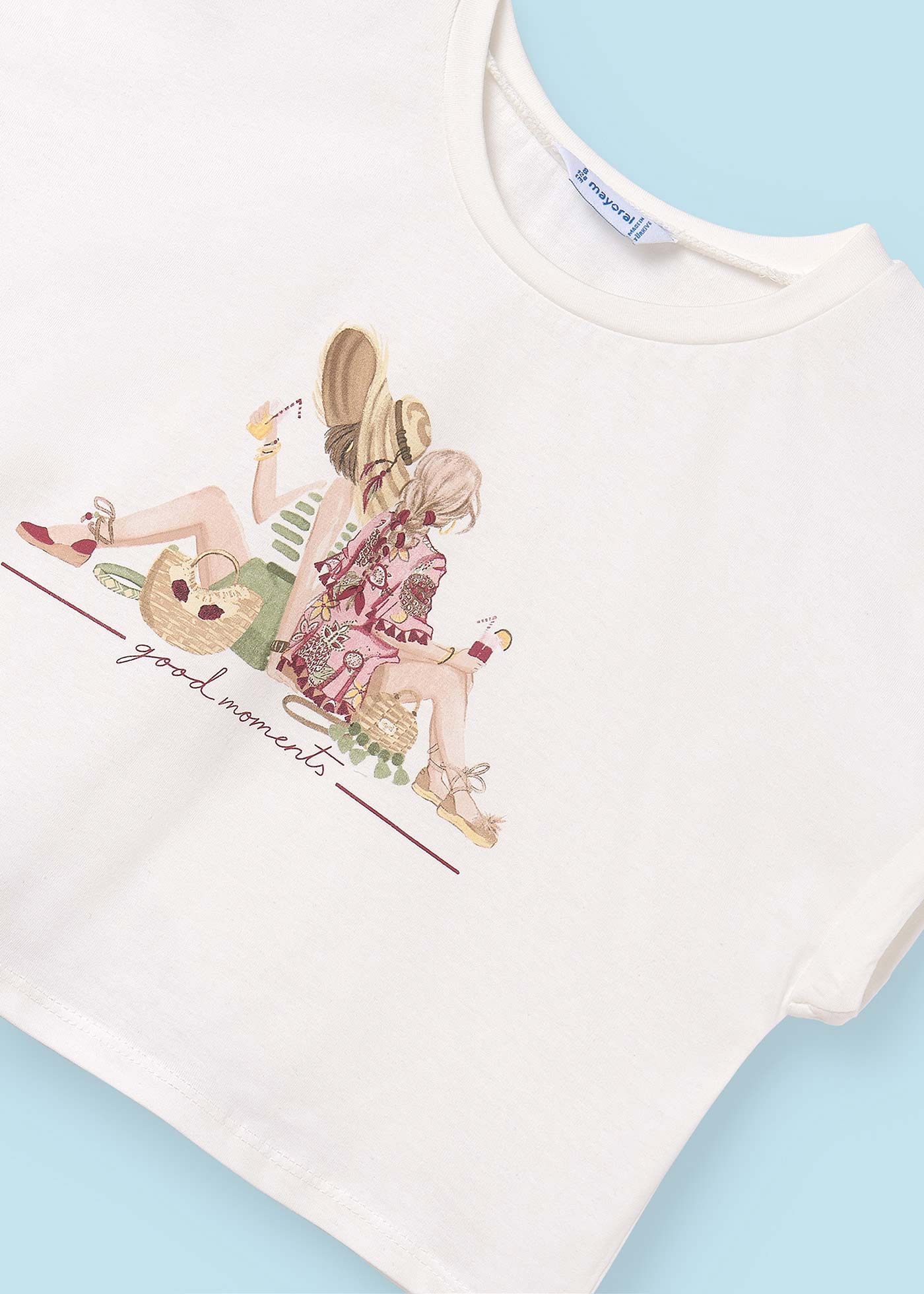 Conjunto estampado de duas peças Better Cotton para meninas