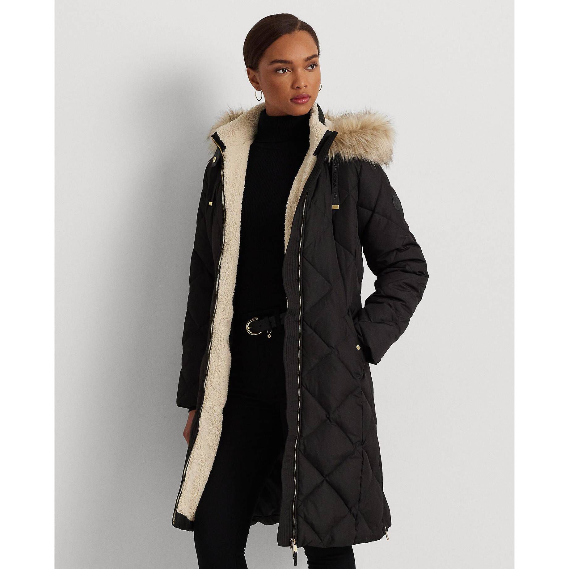 Lauren Ralph Lauren| Damen Daunenmantel mit Kapuze