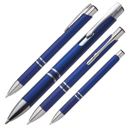 Easy Gifts Kugelschreiber aus Kunststoff, blau, 10 Stück