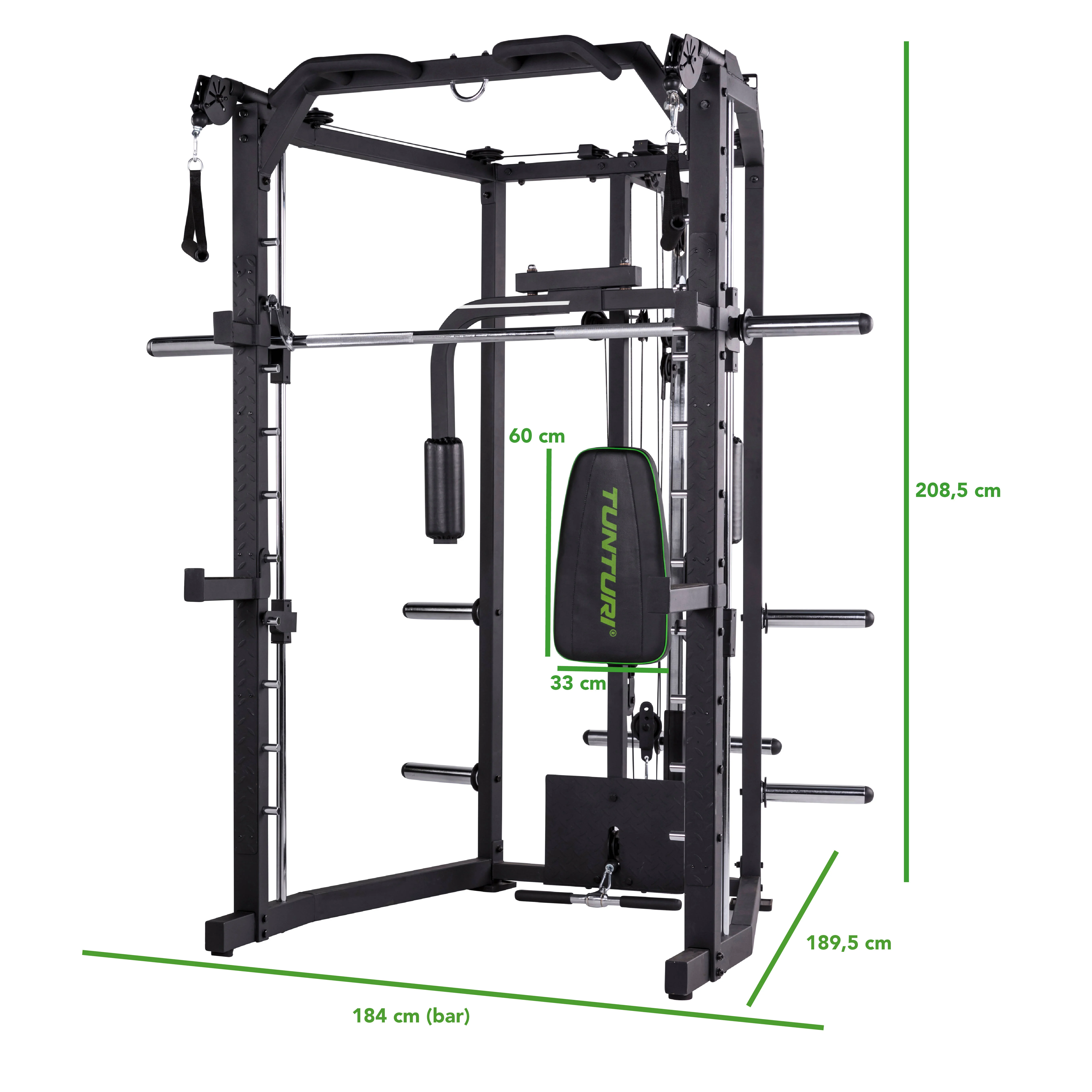Tunturi homegym krachtstation SM80 Full Smith