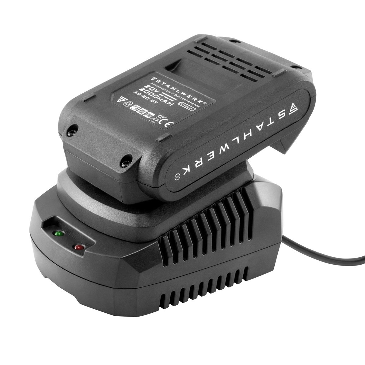 STAHLWERK Acculader, Snellader, 3 A Laadstroom, 18 V 20 V Li-Ion