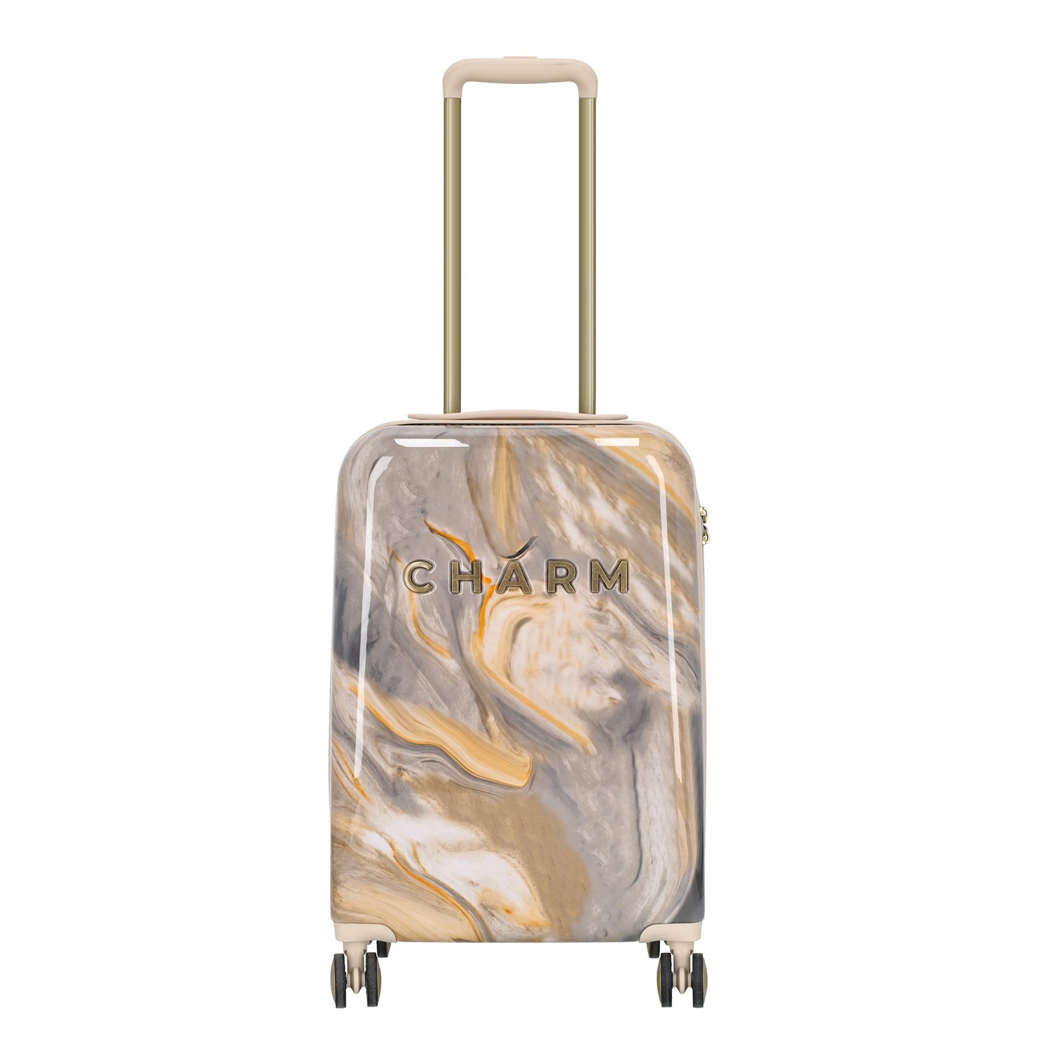 Charm London Marble Trolley Set light grey