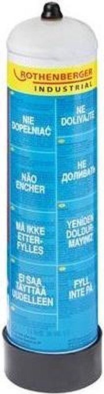 ROTHENBERGER - Wegwerp Zuurstofcilinder - 110 bar - 930 ml - Staal