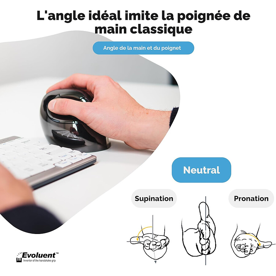 Evoluent VerticalMouse D Wireless Medium