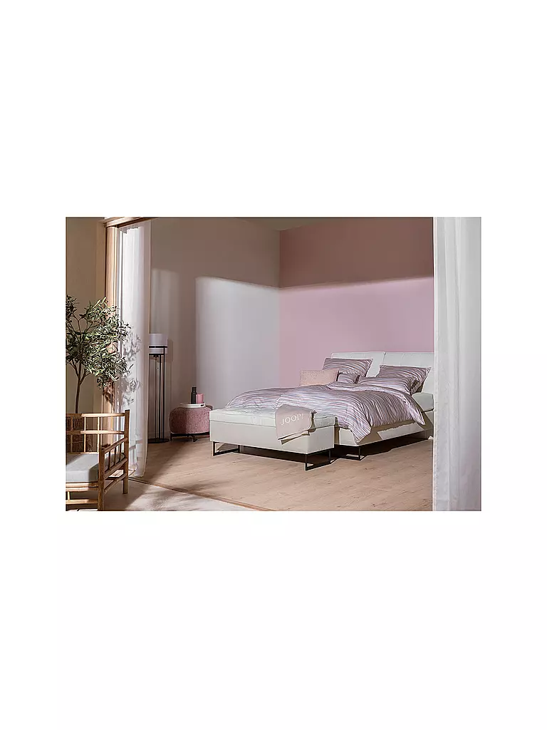 JOOP Satin Bettwäsche VIVID 2x 70x90cm/140x200cm Blush koralle