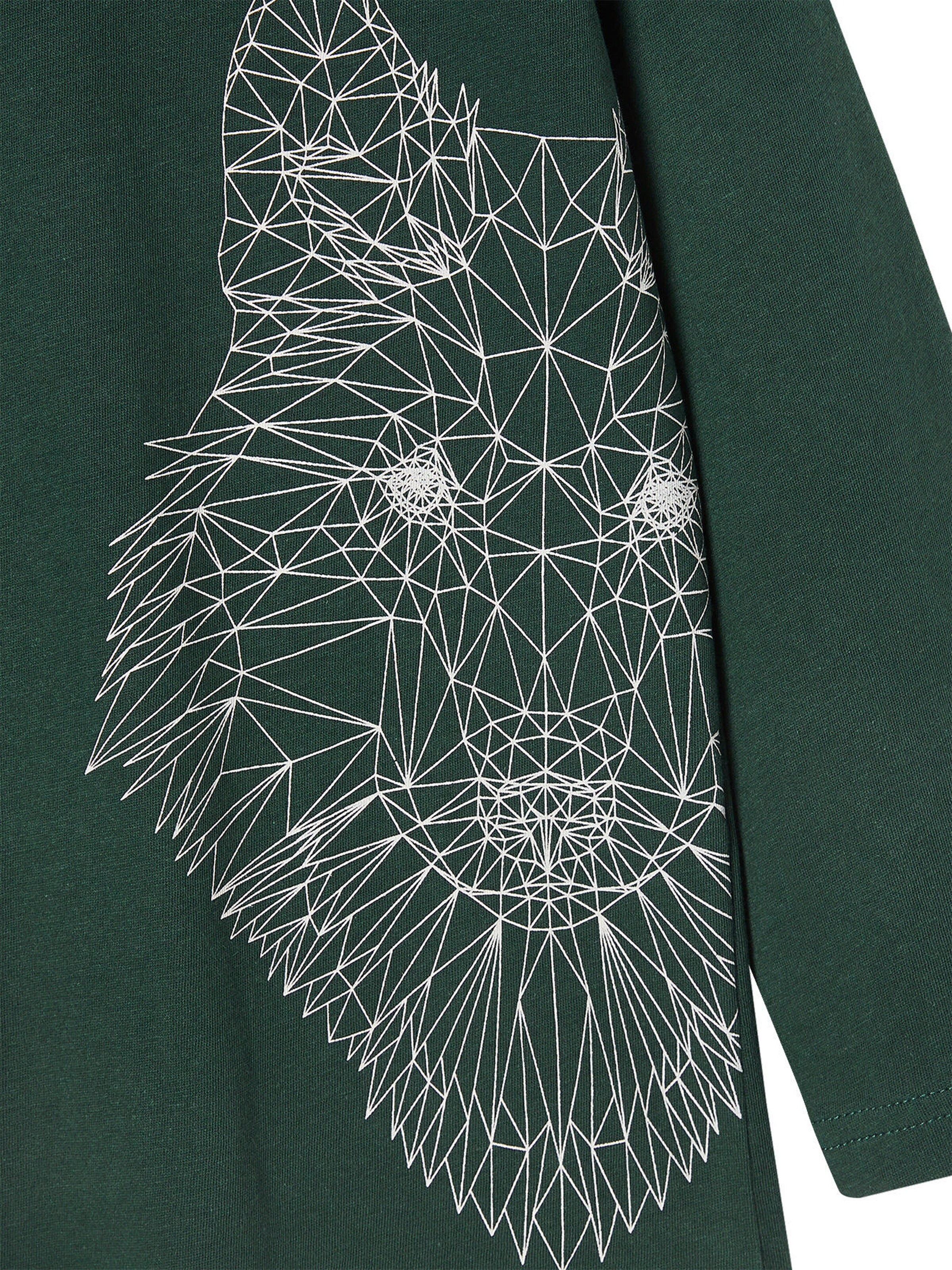 Vertbaudet Jungen Shirt mit Recycling-Baumwolle tannengrün