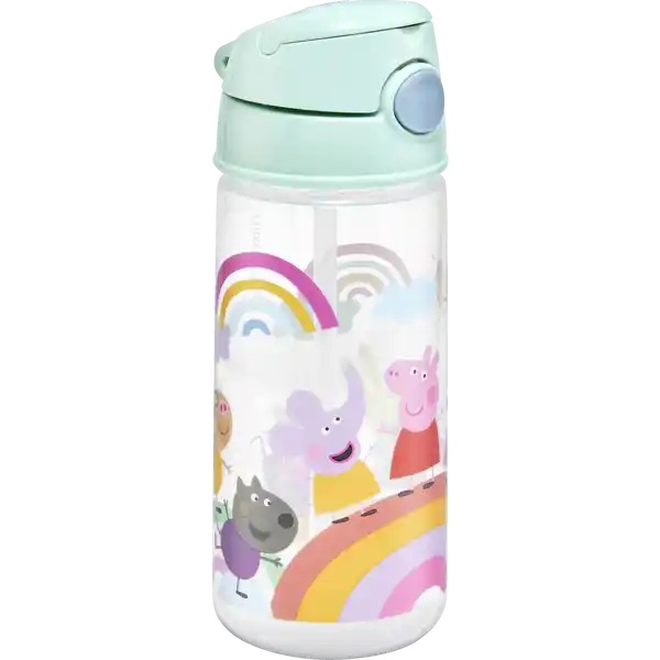Kinder-Trinkhalmflasche 540 ml Peppa Pig