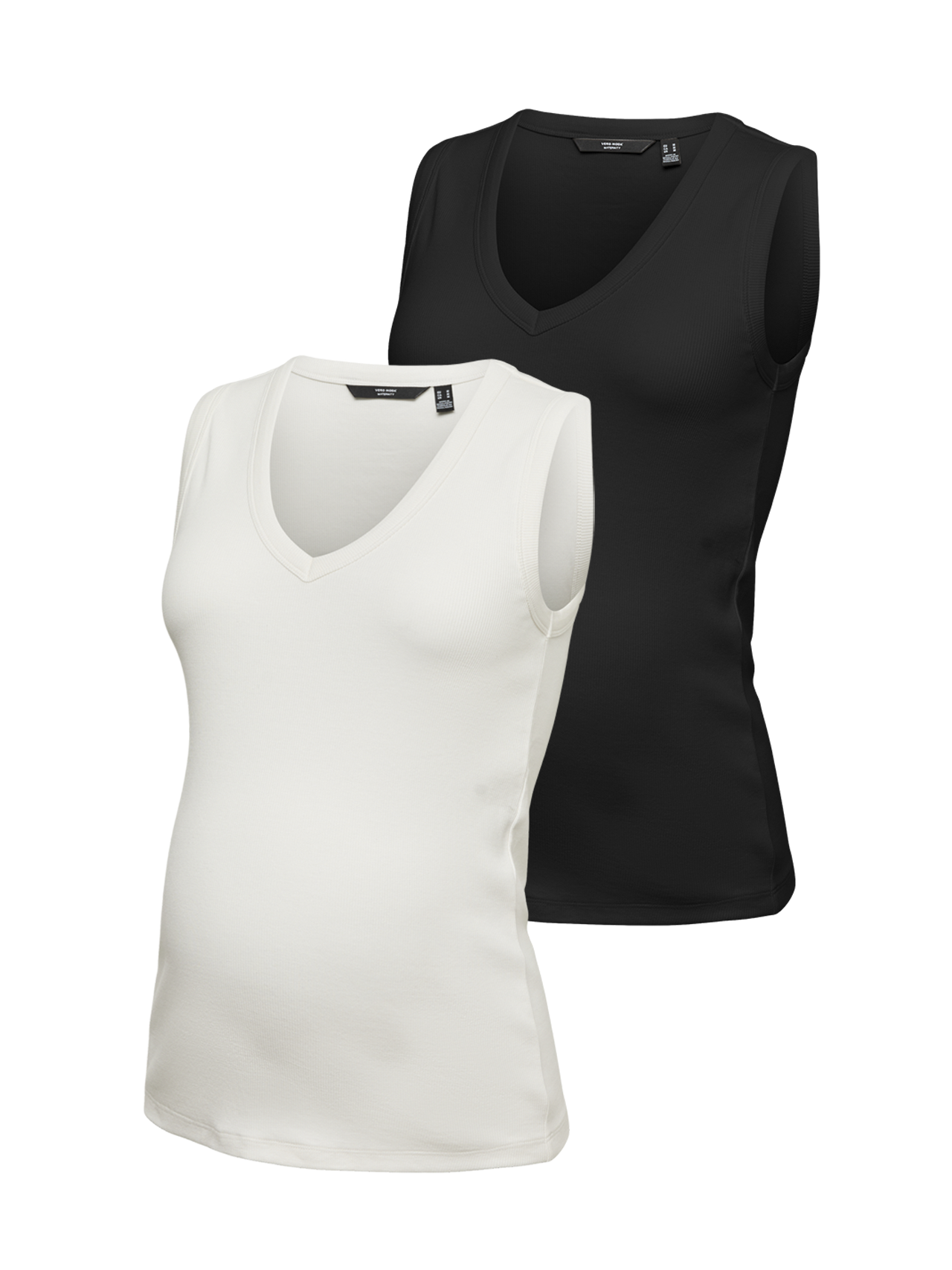 Regular fit V-Hals 2-pack Top