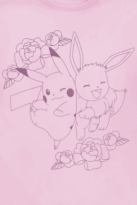 Enfants - Pikachu & Évoli | Pokémon T-shirt