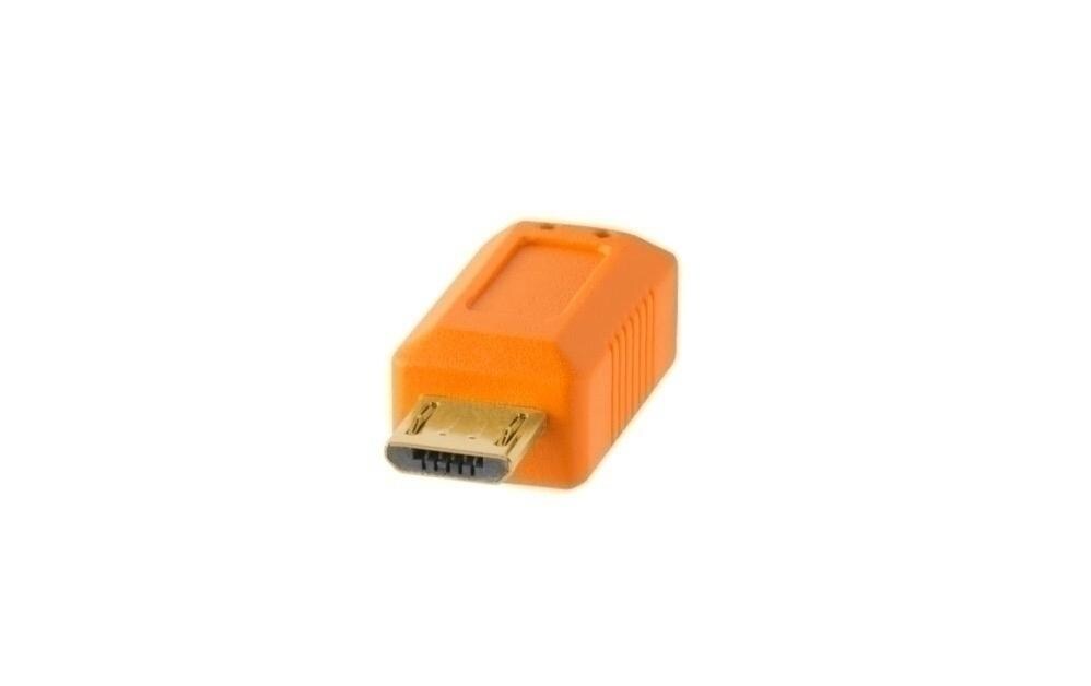 Kabel TetherPro USB 2.0 zu Micro-B 5-Pin, 4.6 m OrangeUSB 2.0 auf USB 2.0 Micro-B 5-Pin