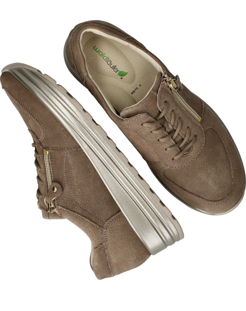 Waldlaufer Lana Sneakers Taupe Dames